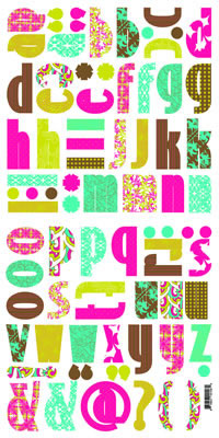 Luxe Designs - Hoodie 12x24 Alpha Die Cuts  (pack of 5)